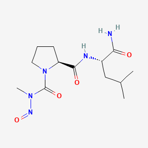 L-Leucinamide, 1-((methylnitrosoamino)carbonyl)-L-prolyl-