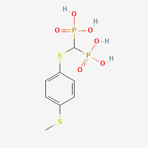 molecular formula C8H12O6P2S2 B12772715 Ezh47ZB2YF CAS No. 151425-91-1