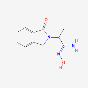 1,3-Dihydro-N-hydroxy-alpha-methyl-1-oxo-2H-isoindole-2-ethanimidamide