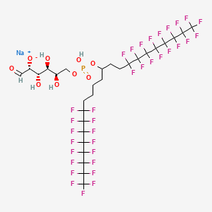 D-Galactose 6-(sodium 1,7-di-(perfluorooctyl)-3-heptyl phosphate)