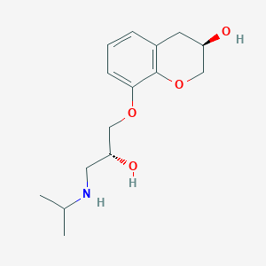 molecular formula C15H23NO4 B12772801 Denitronipradilol, (R,R)-(+/-)- CAS No. 100922-05-2