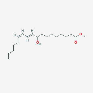 molecular formula C19H34O3 B12772805 Methyl (10e,12z)-9-hydroxy-10,12-octadecadienoate CAS No. 6084-82-8