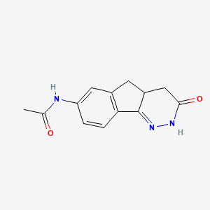 N-(3,4,4a,5-Tetrahydro-3-oxo-2H-indeno(1,2-c)pyridazin-7-yl)acetamide