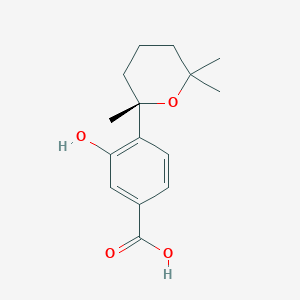 molecular formula C15H20O4 B12772864 Sydowic acid CAS No. 55708-43-5