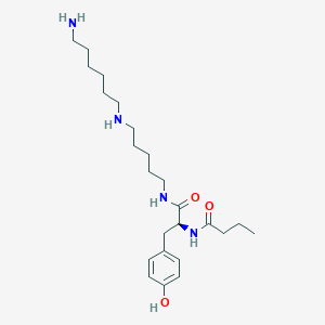 molecular formula C24H42N4O3 B12772874 Nks7lvn2AL CAS No. 401601-07-8