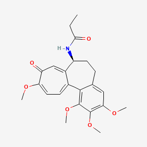 Propionamide, N-(5,6,7,9-tetrahydro-9-oxo-1,2,3,10-tetramethoxybenzo(a)heptalen-7-yl)-, (S)-