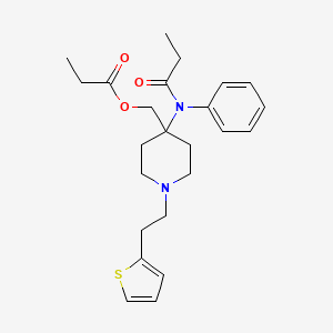 molecular formula C24H32N2O3S B12772915 Aes5epg2RX CAS No. 119997-43-2