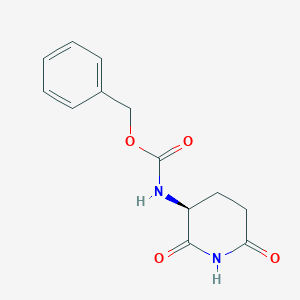 molecular formula C13H14N2O4 B1277294 (S)-苄基 (2,6-二氧代哌啶-3-基)氨基甲酸酯 CAS No. 22785-43-9