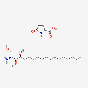 molecular formula C23H46N2O6 B12772958 Phytosphingosine PCA CAS No. 291520-27-9