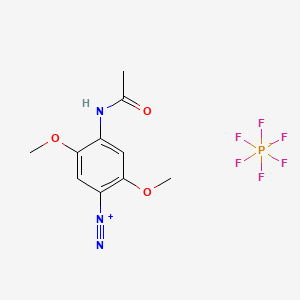 2,5-Dimethoxy-4-acetamidobenzenediazonium hexafluorophosphate