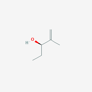 molecular formula C6H12O B12773016 (R)-3-hydroxy-2-methylpent-1-ene CAS No. 125637-07-2