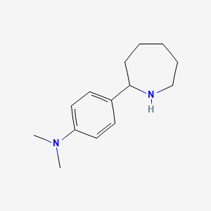 B1277307 4-(azepan-2-yl)-N,N-dimethylaniline CAS No. 383128-95-8