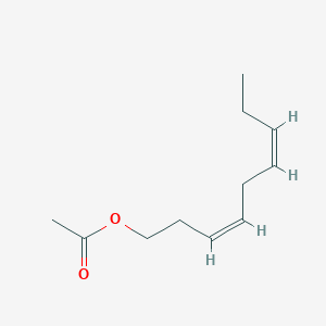 molecular formula C11H18O2 B12773071 (Z,Z)-3,6-nonadienyl acetate CAS No. 83334-93-4