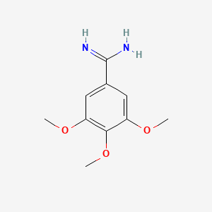 B1277318 3,4,5-Trimethoxy-benzamidine CAS No. 4156-70-1