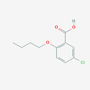molecular formula C11H13ClO3 B1277322 2-丁氧基-5-氯苯甲酸 CAS No. 27830-13-3