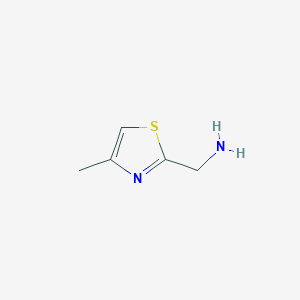 molecular formula C5H8N2S B1277325 (4-甲基-1,3-噻唑-2-基)甲胺 CAS No. 51221-45-5