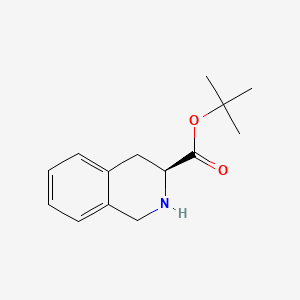 B1277347 (S)-Tert-butyl 1,2,3,4-tetrahydroisoquinoline-3-carboxylate CAS No. 77497-74-6