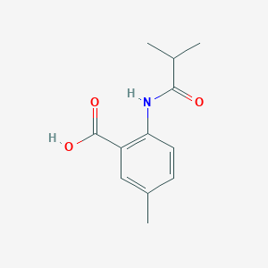 B1277350 2-(Isobutyrylamino)-5-methylbenzoic acid CAS No. 890982-57-7