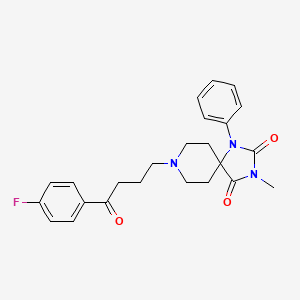 1,3,8-Triazaspiro(4.5)decane-2,4-dione, 8-(3-(p-fluorobenzoyl)propyl)-3-methyl-1-phenyl-