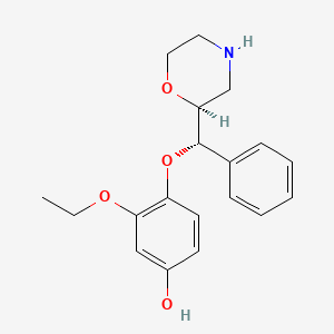 Hydroxy esreboxetine (4-hydroxy ethoxyphenoxy ring)-