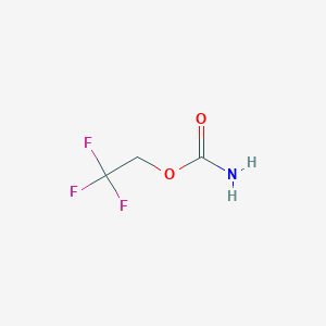 molecular formula C3H4F3NO2 B1277365 2,2,2-三氟乙基氨基甲酸酯 CAS No. 461-37-0