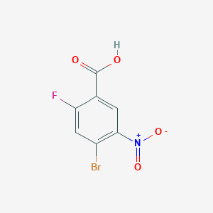B1277371 4-Bromo-2-fluoro-5-nitrobenzoic acid CAS No. 355423-16-4