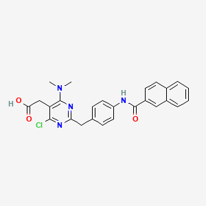 molecular formula C26H23ClN4O3 B1277381 CRTh2 拮抗剂 2 CAS No. 780763-95-3