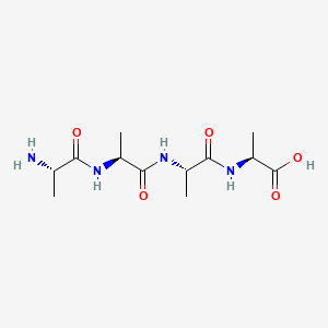 molecular formula C12H22N4O5 B1277396 四丙氨酸 CAS No. 926-79-4