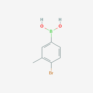 molecular formula C7H8BBrO2 B1277413 (4-溴-3-甲基苯基)硼酸 CAS No. 221006-67-3