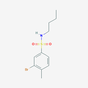 molecular formula C11H16BrNO2S B1277429 N-丁基-3-溴-4-甲基苯磺酰胺 CAS No. 850429-68-4