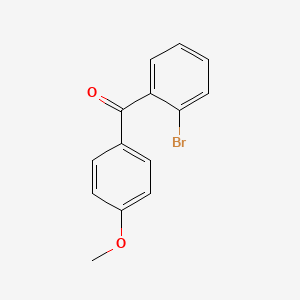 molecular formula C14H11BrO2 B1277434 2-Bromo-4'-methoxybenzophenone CAS No. 59142-63-1