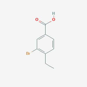 molecular formula C9H9BrO2 B1277435 3-Bromo-4-ethylbenzoic acid CAS No. 99548-53-5