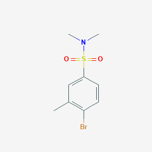 molecular formula C9H12BrNO2S B1277442 4-bromo-N,N,3-trimethylbenzenesulfonamide CAS No. 849532-31-6
