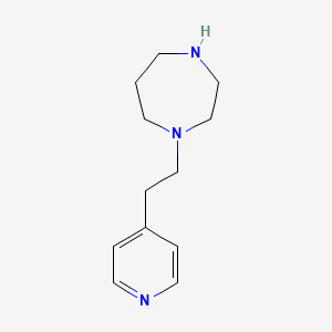 molecular formula C12H19N3 B1277443 1-(2-Pyridin-4-ylethyl)-1,4-diazepane CAS No. 887833-52-5