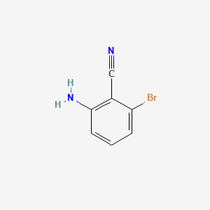 molecular formula C7H5BrN2 B1277456 2-Amino-6-bromobenzonitrile CAS No. 77326-62-6