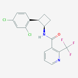 molecular formula C17H13Cl2F3N2O B12774741 Cyclobutrifluram CAS No. 1460292-16-3