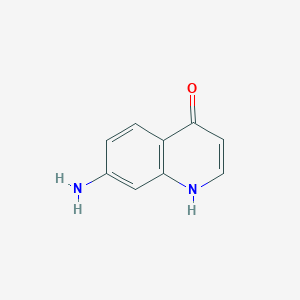 molecular formula C9H8N2O B1277477 7-Aminoquinolin-4-ol CAS No. 1027189-62-3