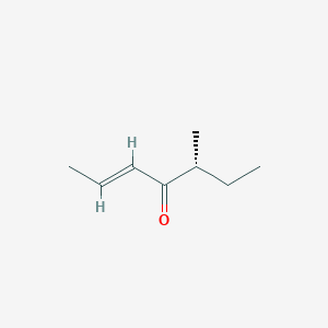 molecular formula C8H14O B12774879 5-Methyl-2-hepten-4-one, (R)- CAS No. 135910-94-0