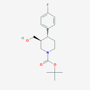 molecular formula C17H24FNO3 B1277488 (3S,4R)-1-Boc-3-hydroxymethyl-4-(4-fluorophenyl)-piperidine CAS No. 200572-33-4