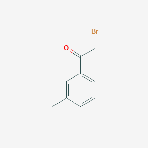 molecular formula C9H9BrO B1277502 2-Bromo-1-(m-tolyl)ethanone CAS No. 51012-64-7