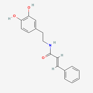 molecular formula C17H17NO3 B12775054 N-Cinnamoyldopamine CAS No. 103188-45-0