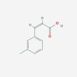 molecular formula C10H10O2 B12775076 (2Z)-3-(3-Methylphenyl)-2-propenoic acid CAS No. 16642-82-3