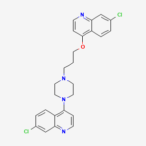 molecular formula C25H24Cl2N4O B12775111 2Buz9DY5A5 CAS No. 1233345-93-1