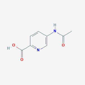 molecular formula C8H8N2O3 B1277522 5-Acetamidopyridine-2-carboxylic acid CAS No. 86873-62-3