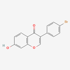 molecular formula C15H9BrO3 B1277535 3-(4-溴苯基)-7-羟基-4H-色满-4-酮 CAS No. 96644-05-2