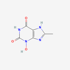 3-Hydroxy-8-methylxanthine