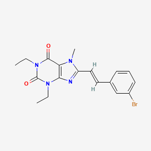 (E)-8-(3-Bromostyryl)-1,3-diethyl-7-methylxanthine