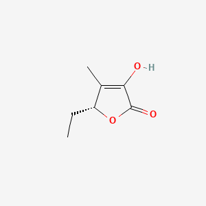 5-Ethyl-3-hydroxy-4-methyl-2(5H)-furanone, (+)-