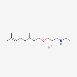 1-((3,7-Dimethyl-6-octenyl)oxy)-3-((1-methylethyl)amino)-2-propanol