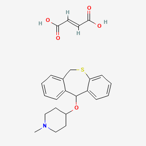 (E)-but-2-enedioic acid;4-(6,11-dihydrobenzo[c][1]benzothiepin-11-yloxy)-1-methylpiperidine